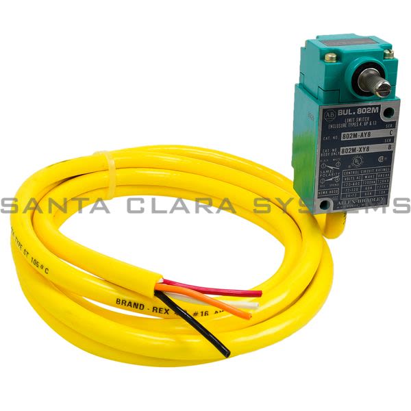 Allen Bradley 802M-AY8 Pre-Wired Factory Sealed Limit Switch Product Image