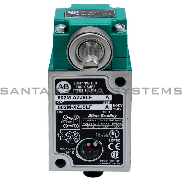 Allen Bradley 802M-AZJ5LF Limit Switch Product Image