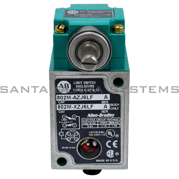 Allen Bradley 802M-AZJ6LF Limit Switch Product Image