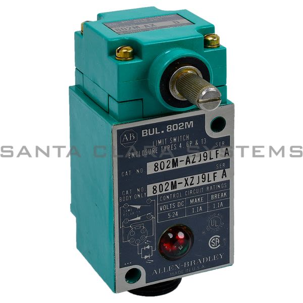 Allen Bradley 802M-AZJ9LF Pre- Wired Limit Switch Product Image