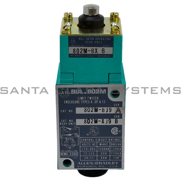 Allen Bradley 802M-BJ9 Limit Switch Product Image