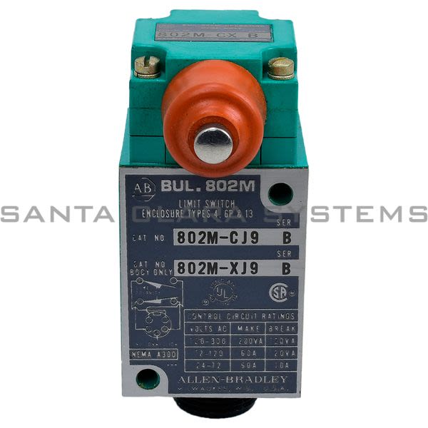 Allen Bradley 802M-CJ9  Limit Switch Product Image