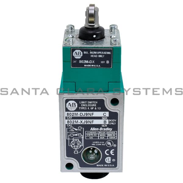 Allen Bradley 802M-DJ9NF Limit Switch Product Image