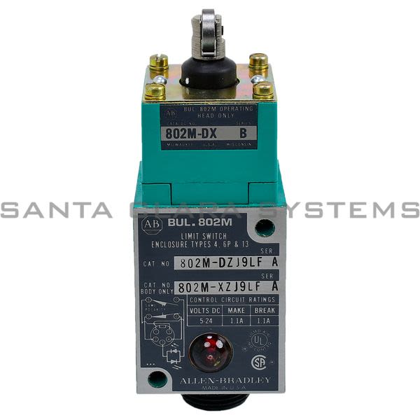 Allen Bradley 802M-DZJ9LF Limit Switch Product Image