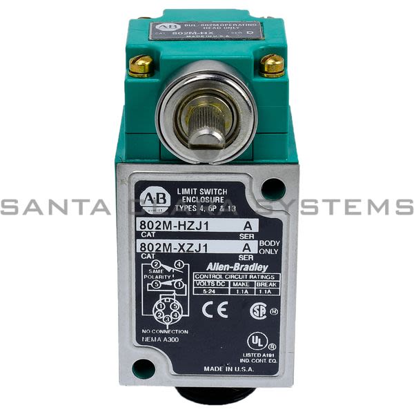 Allen Bradley 802M-HZJ1 Limit Switch Product Image