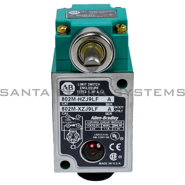 Allen Bradley 802M-HZJ9LF Limit Switch Product Image