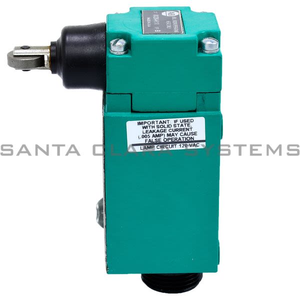 Allen Bradley 802M-K1J9NF Pre-Wired Factory Sealed Limit Switch Roller Type Side Push Product Image