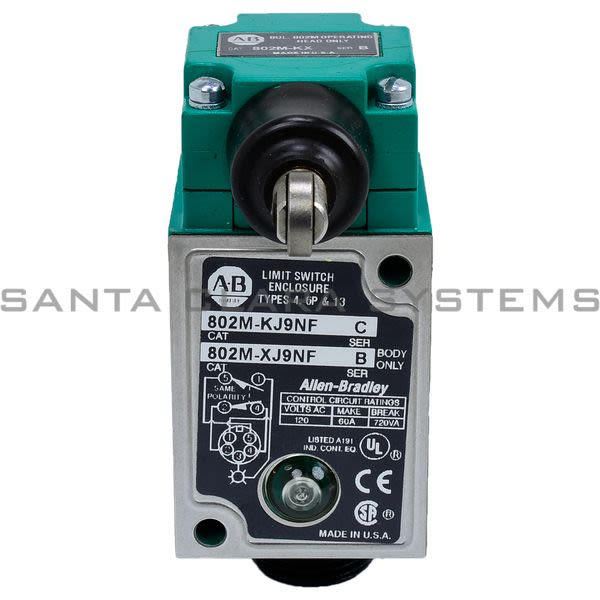 Allen Bradley 802M-KJ9NF Limit Switch Product Image