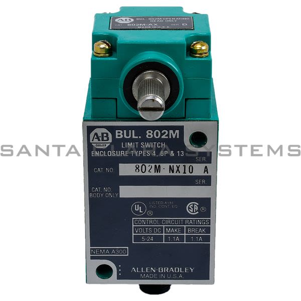Allen Bradley 802M-NX10 Limit Switch Product Image