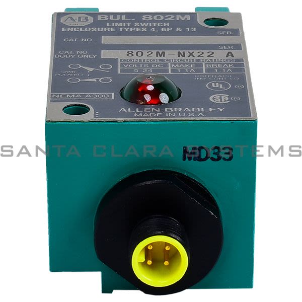Allen Bradley 802M-NX22 Limit Switch Product Image