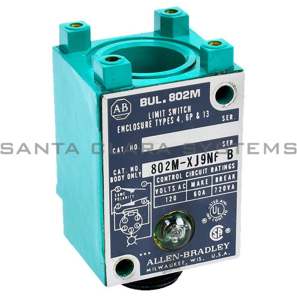 Allen Bradley 802M-XJ9NF Limit Switch Product Image