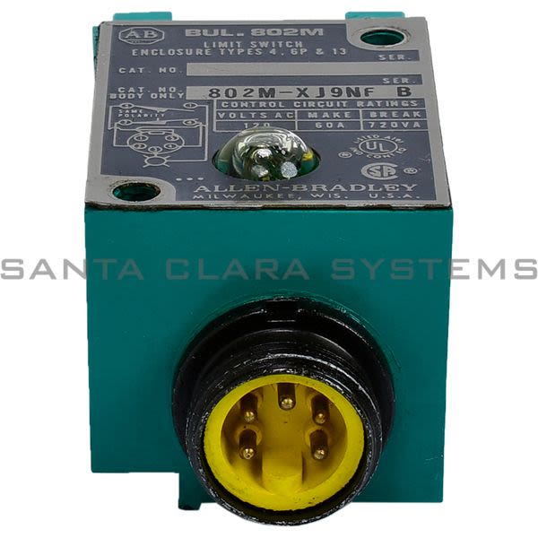 Allen Bradley 802M-XJ9NF Limit Switch Product Image