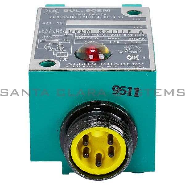 Allen Bradley 802MXZJ1LF Limit Switch Product Image