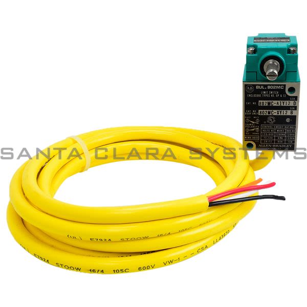 Allen Bradley 802MC-A1Y12 Switch,Limit 600V AC Max 10 amp Max Product Image