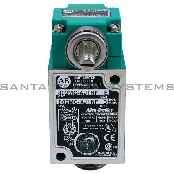 Allen Bradley 802MC-AJ1NF Limit Switch Product Image
