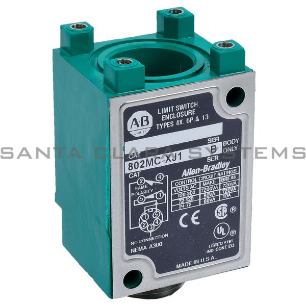 Allen Bradley 802MC-XJ1 Corrosion Resistant Limit Switch Product Image