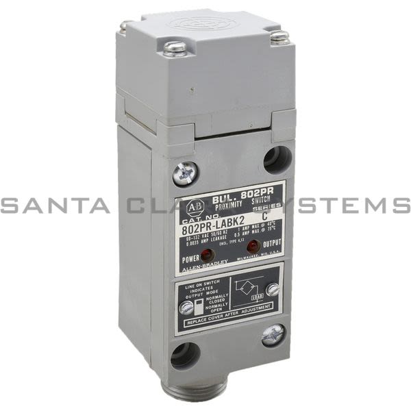 Allen Bradley 802PR-LABK2 Switch, Proximity 132V AC Max 0.5 amp Max Product Image