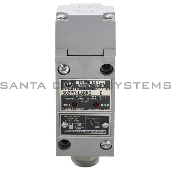 Allen Bradley 802PR-LABK2 Switch, Proximity 132V AC Max 0.5 amp Max Product Image