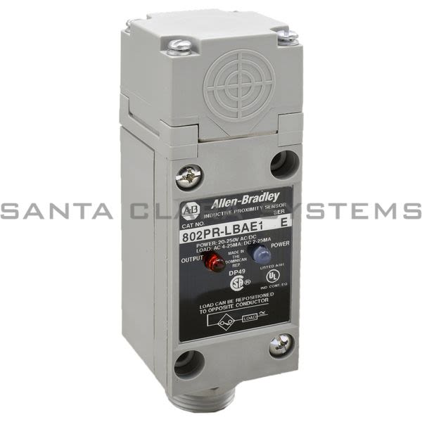 Allen Bradley 802PR-LBAE1 Side Sensing Pre-Wired Mini Receptacle Product Image