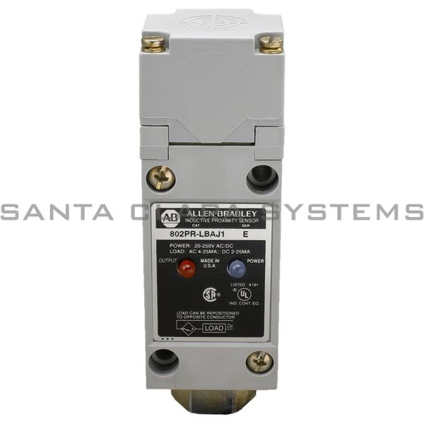 Allen Bradley 802PR-LBAJ1 Proximity Switch Product Image