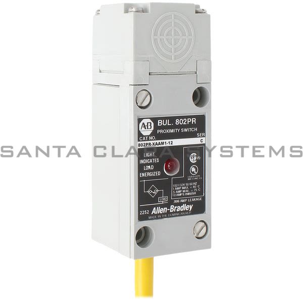 Allen Bradley 802PR-XAAM1-12 Proximity Switch Product Image