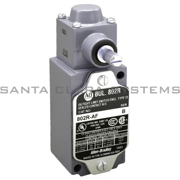 Allen Bradley 802R-AF  Limit Switch Product Image