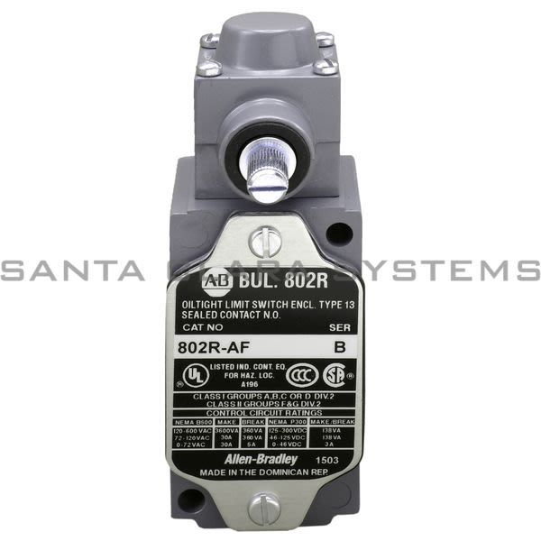 Allen Bradley 802R-AF  Limit Switch Product Image