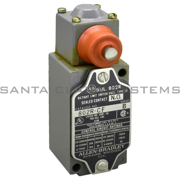 Allen Bradley 802R-CF  Limit Switch Product Image