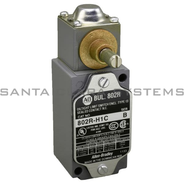Allen Bradley 802R-H1C Limit Switch Product Image