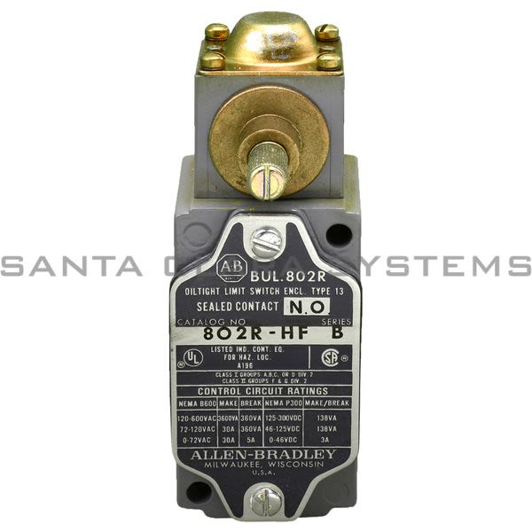 Allen Bradley 802R-HF Limit Switch Product Image