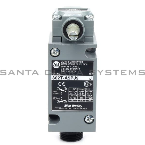 Allen Bradley 802T-A5PJ9 Limit Switch Product Image