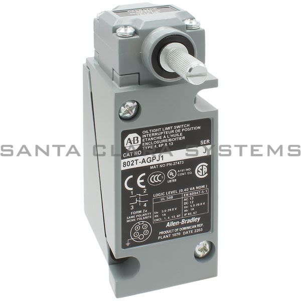 802TAGPJ1 Allen Bradley Limit Switch Santa Clara Systems