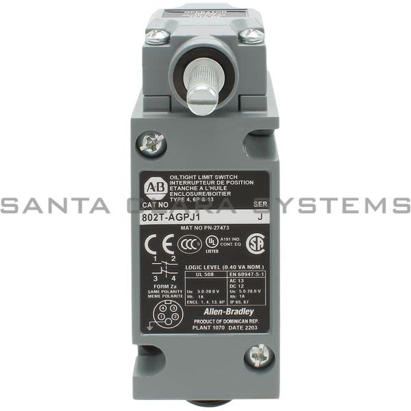 Allen Bradley 802T-AGPJ1 Limit Switch Product Image