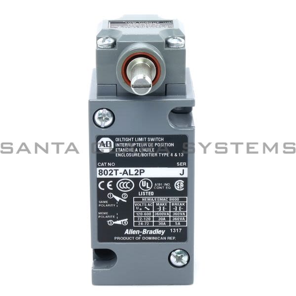 Allen Bradley 802T-AL2P Limit Switch Product Image