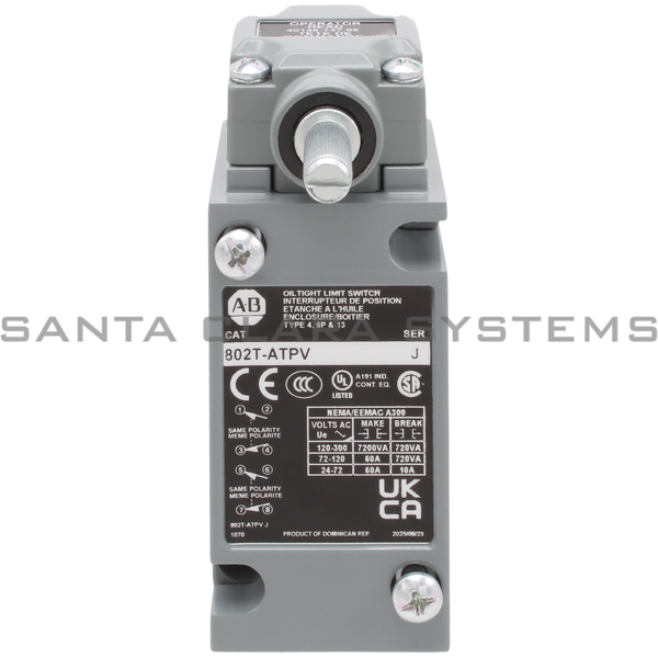 Allen Bradley 802T-ATPV Limit Switch Product Image