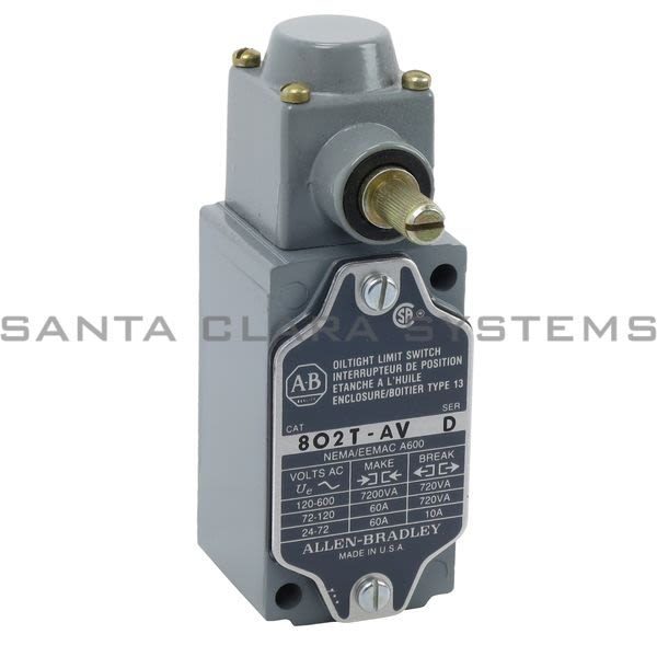 802TAV Allen Bradley Limit Switch Santa Clara Systems