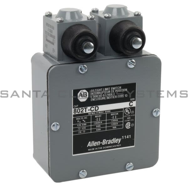 Allen Bradley Double Operator Limit Switch 802TCD En stock y listos