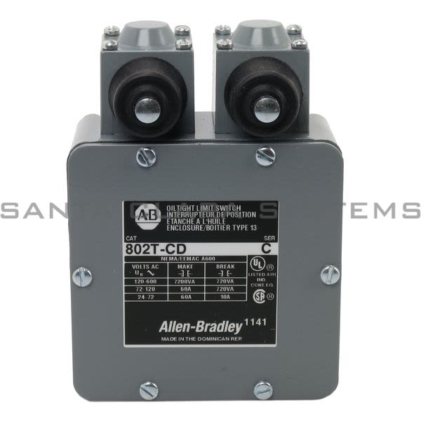 Allen Bradley 802T-CD Double Operator Limit Switch Product Image