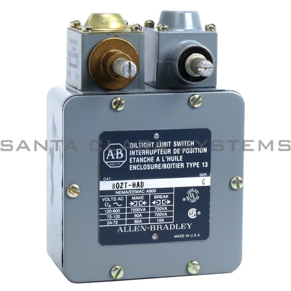 Allen Bradley 802T-HAD Limit Switch Product Image