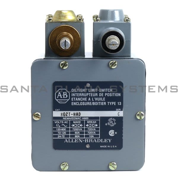 Allen Bradley 802T-HAD Limit Switch Product Image