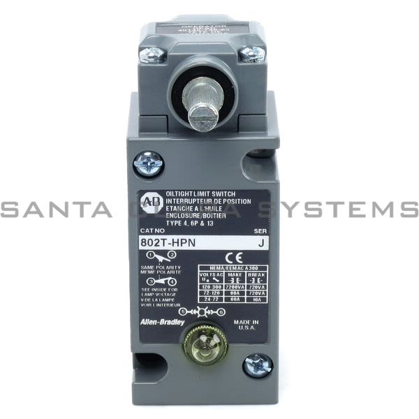 Allen Bradley 802T-HPN Limit Switch Product Image