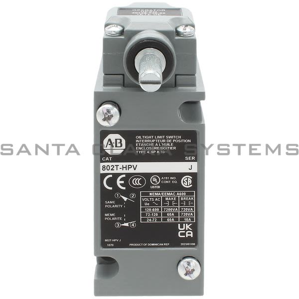 Allen Bradley 802T-HPV Limit Switch Product Image