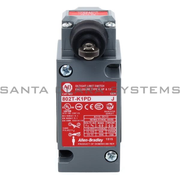 Allen Bradley 802T-K1PD Limit Switch Product Image