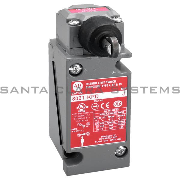 Allen Bradley 802T-KPD Limit Switch Product Image