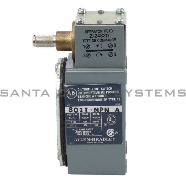Allen Bradley 802T-NPN Limit Switch Product Image