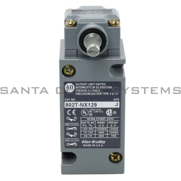 Allen Bradley 802T-NX129 Limit Switch Product Image