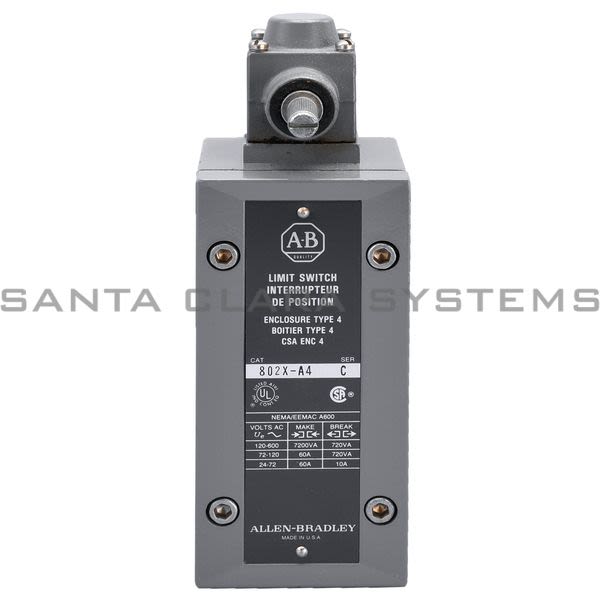 Allen Bradley 802X-A4 Limit Switch Product Image