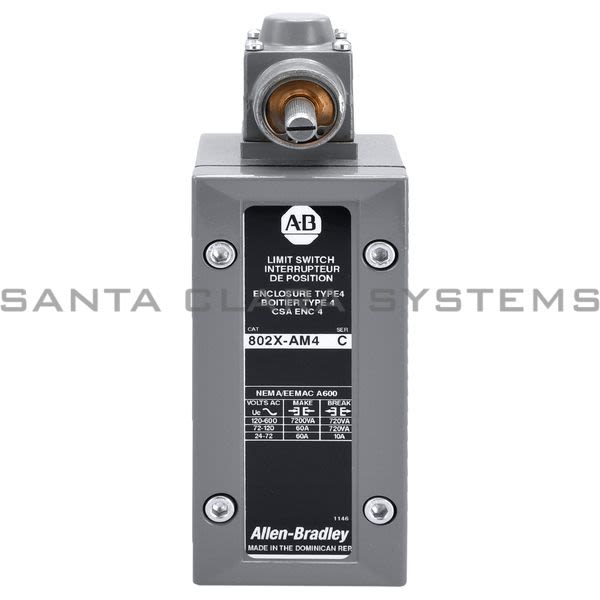 Allen Bradley 802X-AM4 Limit Switch Product Image