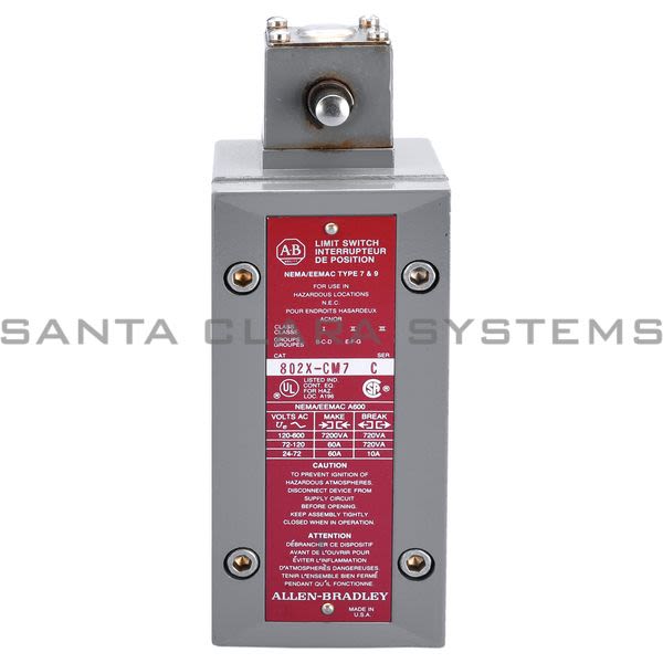 Allen Bradley 802X-CM7 Limit Switch Product Image