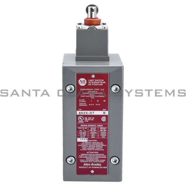 Allen Bradley 802X-D7 Limit Switch Product Image